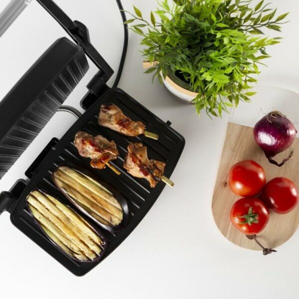 Kontaktgrill Tristar GR-2856 1000W Schwarz Stahl 28 x 19 cm – Bild 6