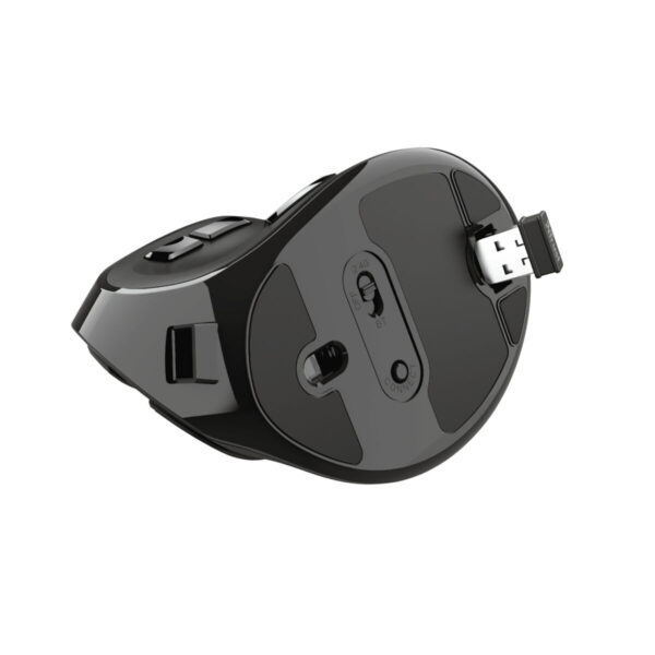 Schnurlose Mouse Trust Voxx Ergonomisch Vertikal Bluetooth Aufladbar Schwarz 2400 dpi – Bild 8