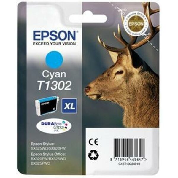 Original Tintenpatrone Epson C13T13024012 Türkis – Bild 2