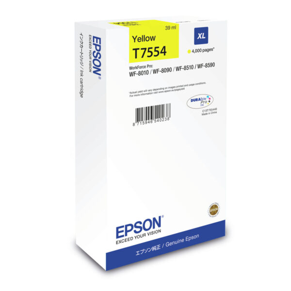 Original Tintenpatrone Epson C13T755440 Gelb – Bild 2