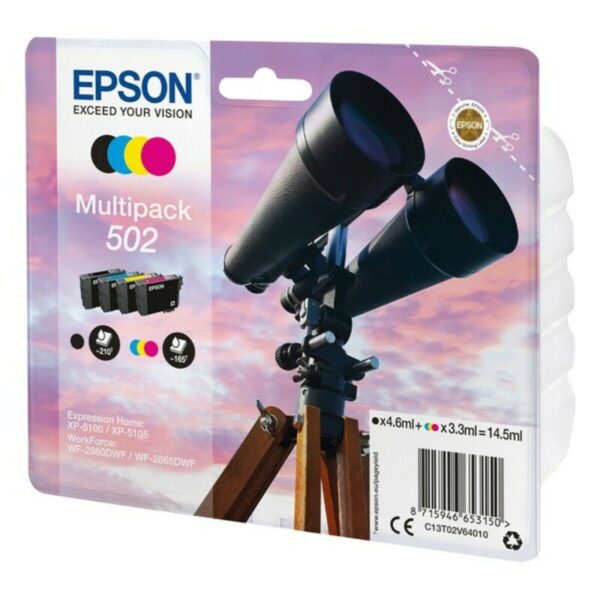 Kompatibel Tintenpatrone Epson C13T02V64010 14,5 ml Schwarz Bunt Schwarz/Zyanblau/Magenta/Gelb – Bild 3