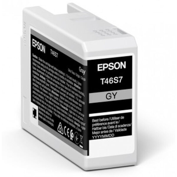 Original Tintenpatrone Epson UltraChrome Pro Schwarz Grau 25 ml – Bild 2