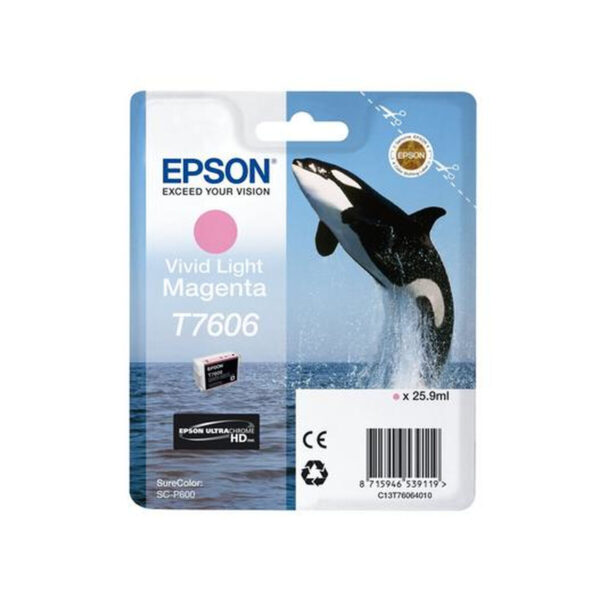 Original Tintenpatrone Epson C13T76064N10 Magenta Helles Magenta – Bild 2