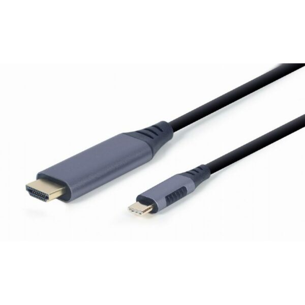 USB-C zu HDMI-Kabel GEMBIRD CC-USB3C-HDMI-01-6 Schwarz Grau 1,8 m – Bild 2