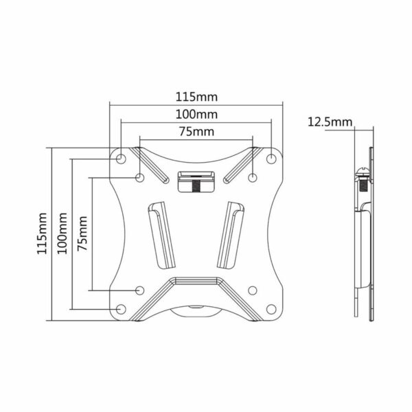 TV Halterung Neomounts NM-W25BLACK 10" 30" 25 kg – Bild 3