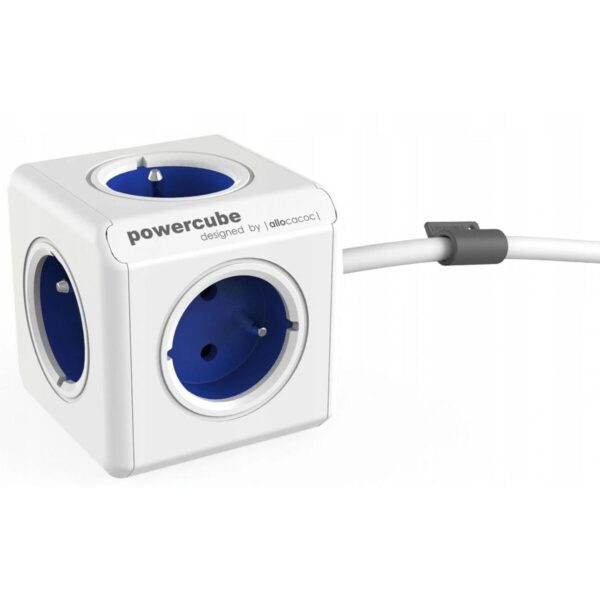 Würfel mit Steckdosenanschluss Allocacoc 2300BL/FREXPC Blau Weiß 1,5 m – Bild 2