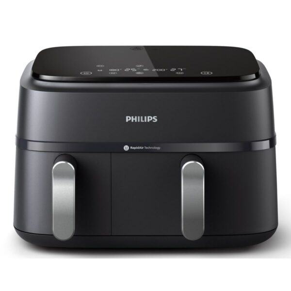 Heißluftfritteuse Philips NA351/00 Schwarz Silberfarben 2750 W 9 L – Bild 3