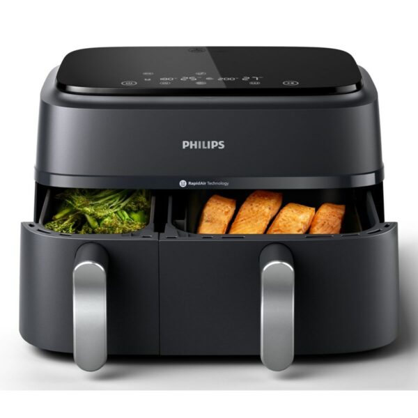 Heißluftfritteuse Philips NA351/00 Schwarz Silberfarben 2750 W 9 L – Bild 4