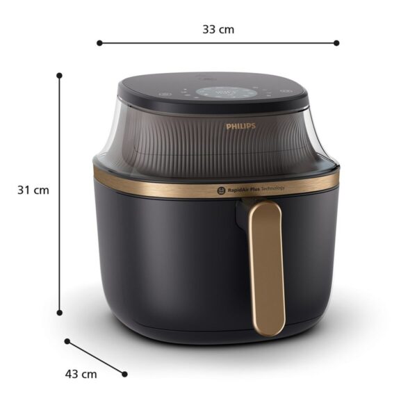Heißluftfritteuse Philips NA332/00 Schwarz 1700 W 6,2 L – Bild 4