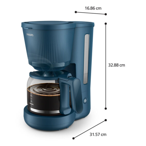 Filterkaffeemaschine Philips HD7411/70 Blau 1,3 L – Bild 3