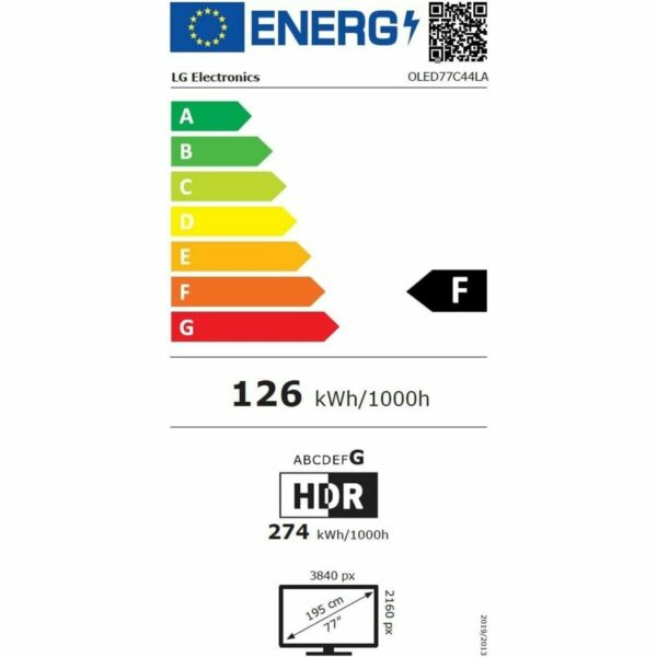 Smart TV LG 77C44LA 4K Ultra HD OLED AMD FreeSync 77" – Bild 3