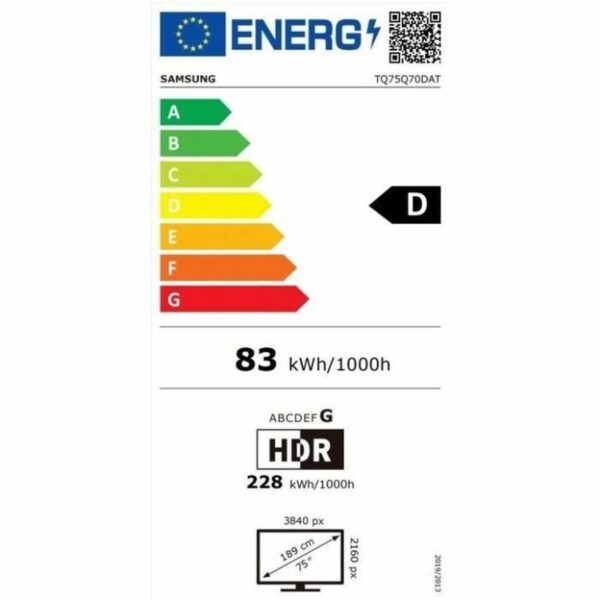 Smart TV Samsung TQ75Q70DATXXC 4K Ultra HD HDR QLED AMD FreeSync 75" – Bild 4