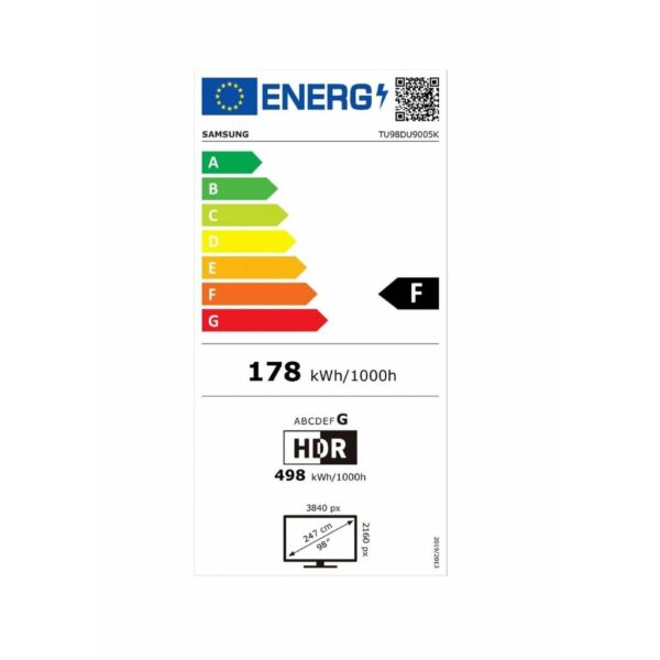 Smart TV Samsung TU98DU9005 4K Ultra HD 98" LED AMD FreeSync – Bild 3