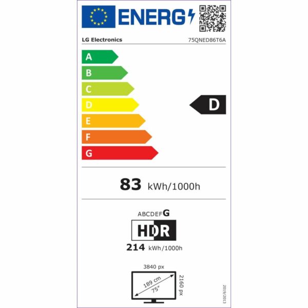 Smart TV LG 75QNED86T6A 4K Ultra HD 75" LED HDR QNED – Bild 5