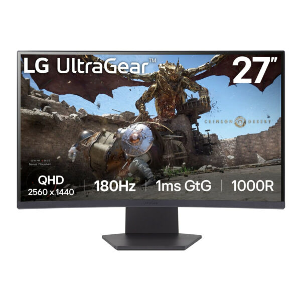 Gaming-Monitor LG 27GS60QC-B Full HD 27" 180 Hz