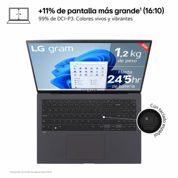 Laptop LG 16Z90S-G.AD89B – Bild 2