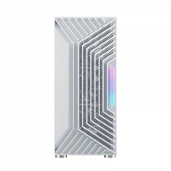 ATX Semi-Tower Gehäuse Nfortec NF-CS-NERVIA-W Weiß – Bild 5