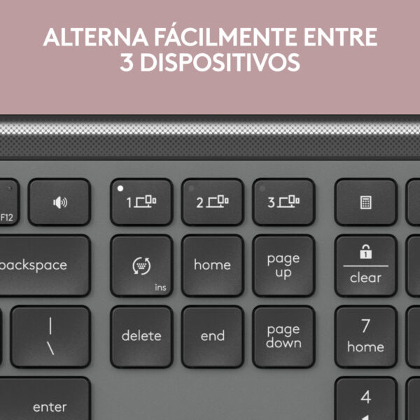 Drahtlose Tastatur Logitech 920-012455 Graphit QWERTY – Bild 3