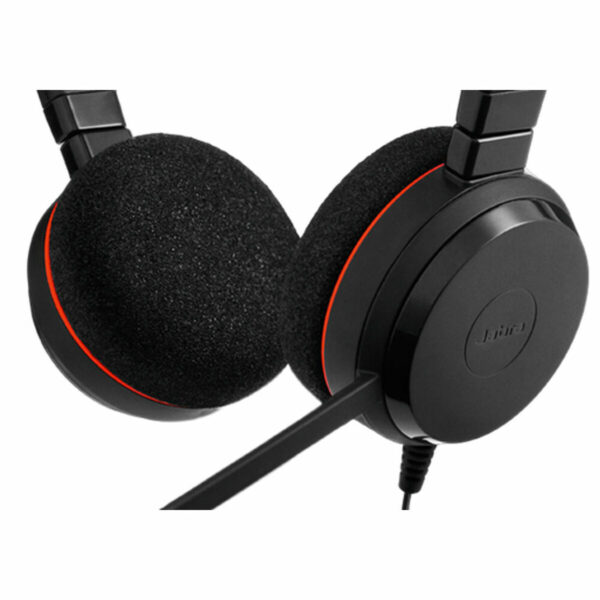 Kopfhörer mit Mikrofon Jabra Evolve 20 MS Stereo Schwarz – Bild 3