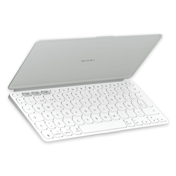 Bluetooth-Tastatur Logitech 920-013011 Qwerty Spanisch Grau Weiß/Grau – Bild 4