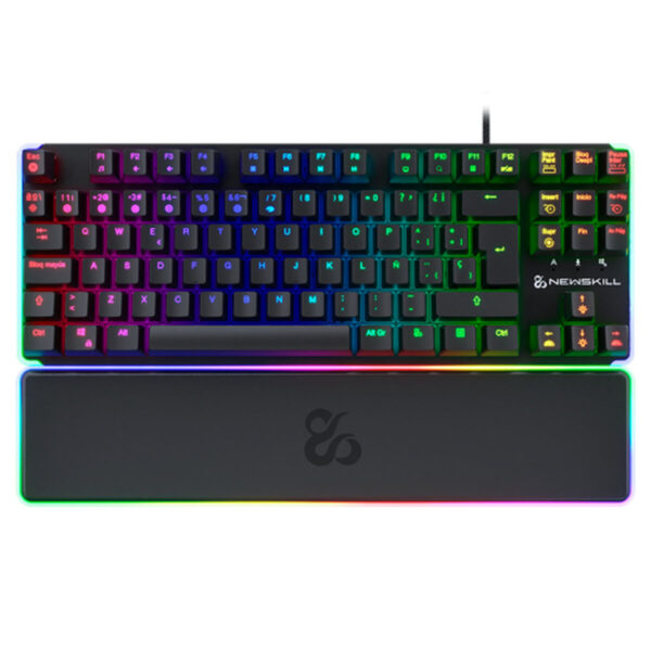 Tastatur mit Maus Newskill NS-KB-GUNGNYRT-GAT-R Schwarz Spanisch QWERTY – Bild 5
