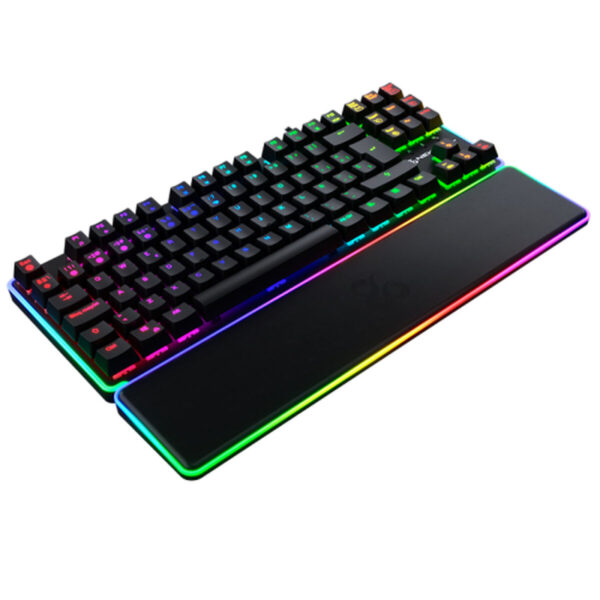Tastatur mit Maus Newskill NS-KB-GUNGNYRT-GAT-R Schwarz Spanisch QWERTY – Bild 3