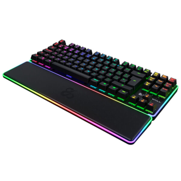 Tastatur mit Maus Newskill NS-KB-GUNGNYRT-GAT-R Schwarz Spanisch QWERTY – Bild 4