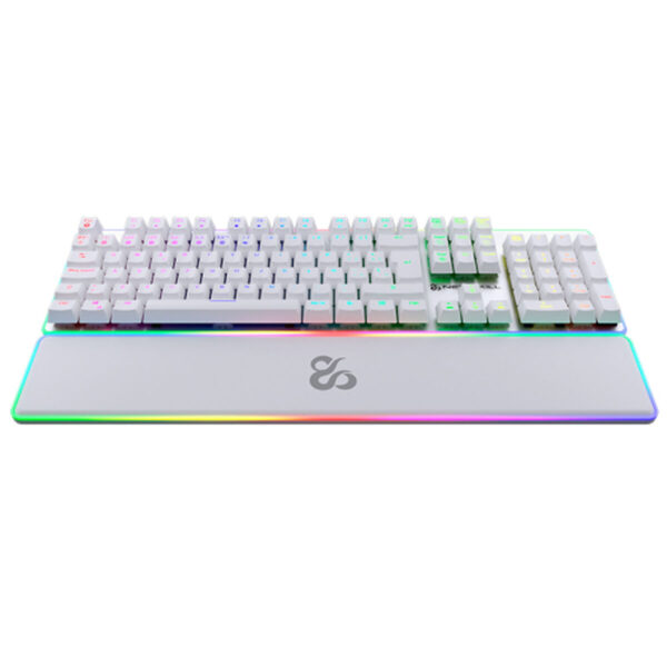 Tastatur Newskill NS-KB-GUNGNYR-GAT-RE Weiß Qwerty Spanisch QWERTY – Bild 4