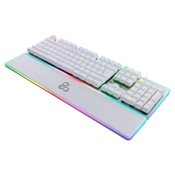 Tastatur Newskill NS-KB-GUNGNYR-GAT-RE Weiß Qwerty Spanisch QWERTY – Bild 2