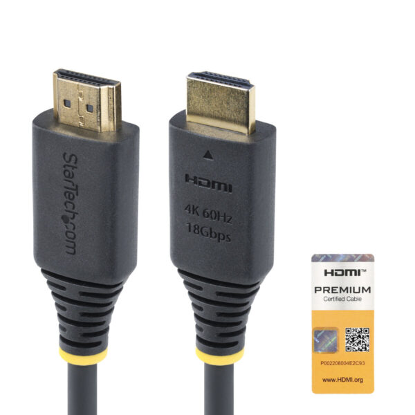Laptopladekabel Startech HDMI2-CABLE-4K60-3M – Bild 4