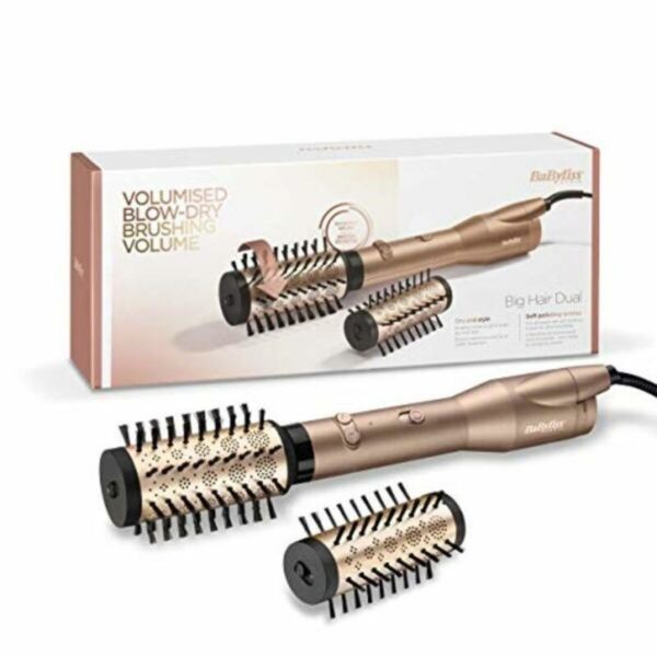Glättbürste AS952E Babyliss Schwarz Champagner Gold Elektrisch (2 Stück) (1 Stück) 650W (3 pcs)