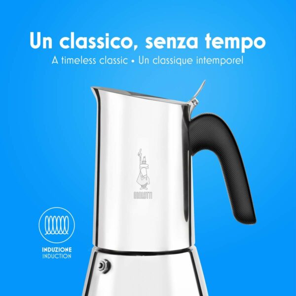 Italienische Kaffeemaschine Bialetti 0007254 Silberfarben Edelstahl 4 Kopper 200 ml – Bild 4