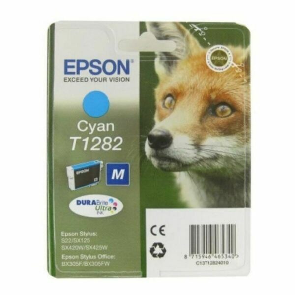 Original Tintenpatrone Epson C13T12824012 Türkis – Bild 2