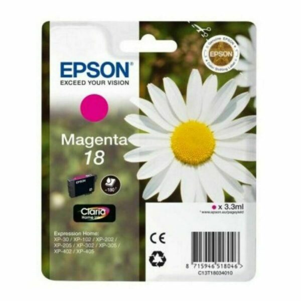 Original Tintenpatrone Epson C13T18034012 Magenta – Bild 2
