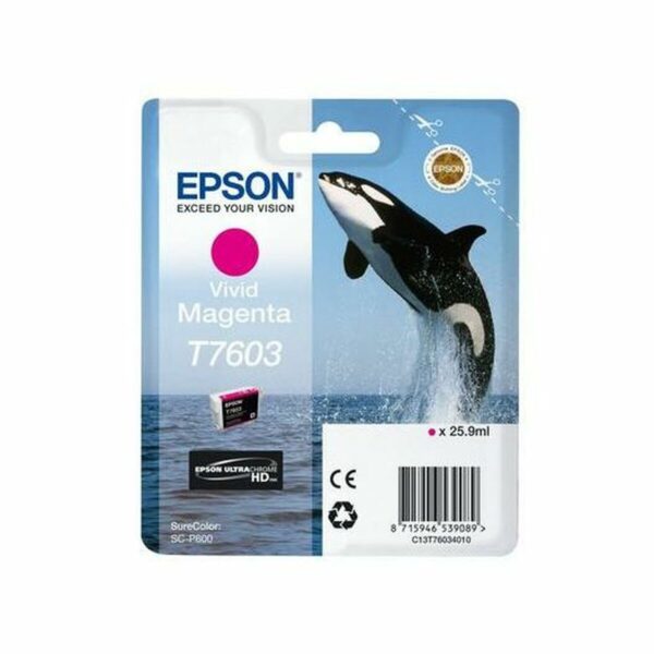 Original Tintenpatrone Epson C13T76034N10 Bunt Magenta – Bild 2
