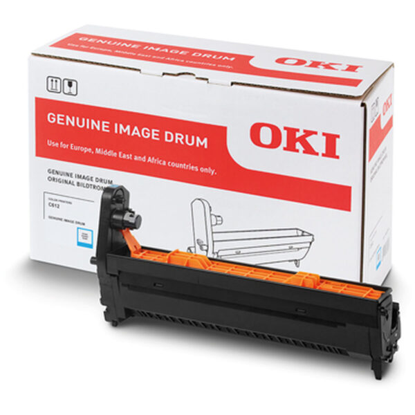 Druckertrommel OKI 46507307 Schwarz Türkis – Bild 2