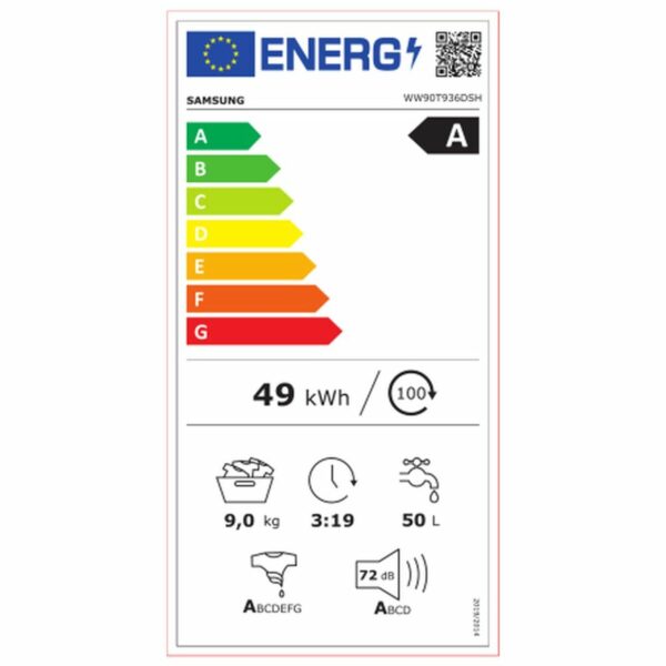 Waschmaschine Samsung WW90T936DSH/S3 9 kg 1600 rpm – Bild 3