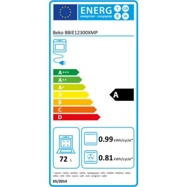 Multifunktionsherd BEKO BBIE12300XMP 2600 W 72 L – Bild 3