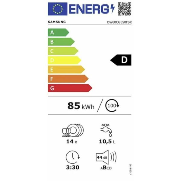 Geschirrspüler Samsung DW60CG550FSRET 60 cm – Bild 2