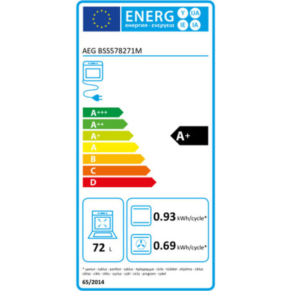 Herd AEG BSS578271M 2990 W 72 L – Bild 2