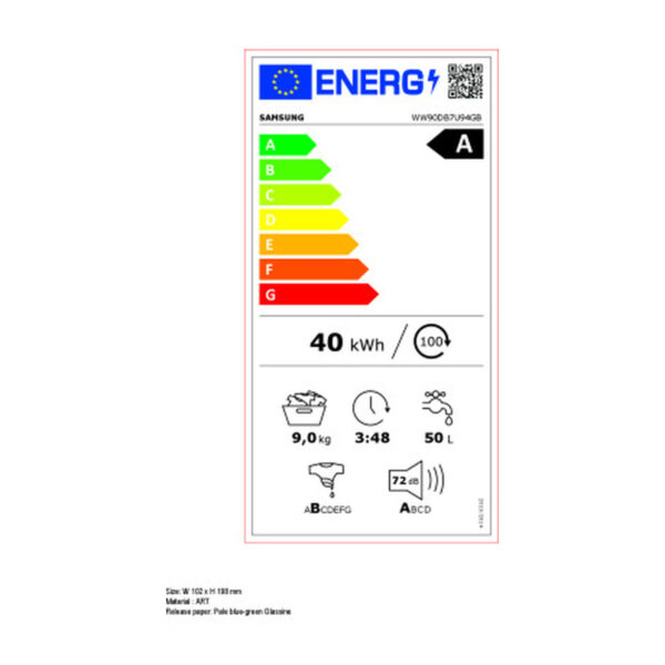 Waschmaschine Samsung WW90DB7U94GBU3 60 cm 9 kg – Bild 3