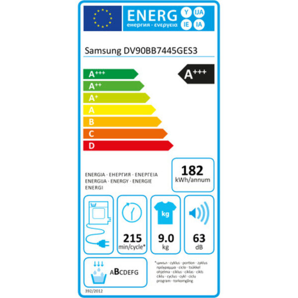 Trockner Samsung DV90BB7445GES3 9 kg – Bild 4