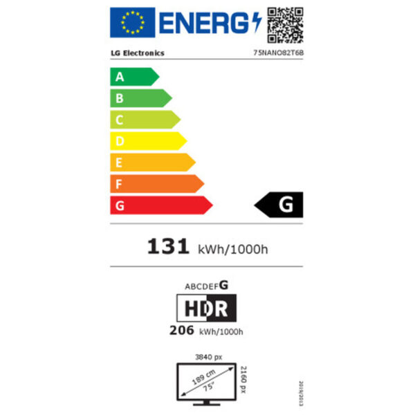 Smart TV LG 75NANO82T6B 4K Ultra HD 75" HDR D-LED NanoCell – Bild 3