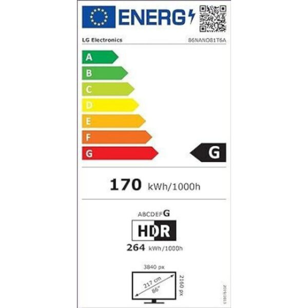Smart TV LG 86NANO81T6A 4K Ultra HD NanoCell 86" – Bild 4