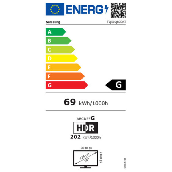 Smart TV Samsung TQ50Q80D 4K Ultra HD QLED AMD FreeSync 50" – Bild 3