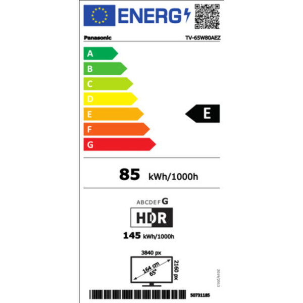 Smart TV Panasonic TV65W80AEZ 65" 4K Ultra HD HDR QLED – Bild 3
