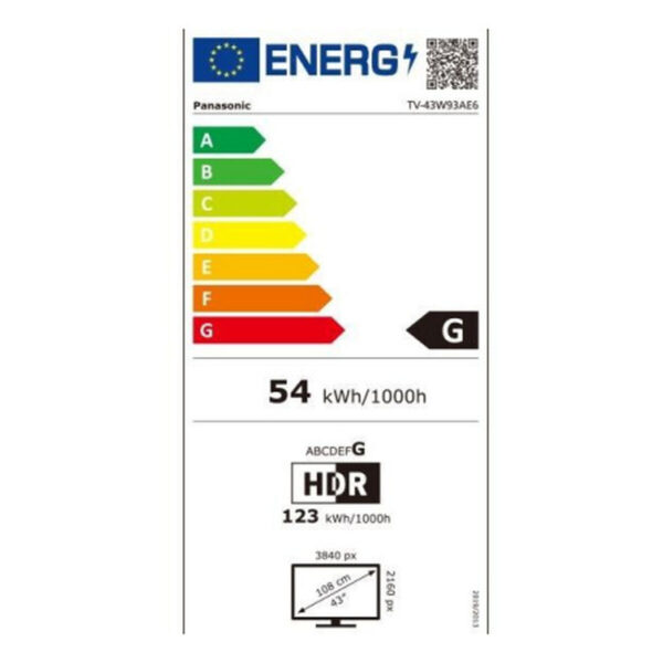 Smart TV Panasonic TV43W93AE6 43" LED – Bild 4