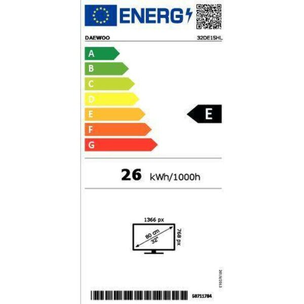 Fernseher Daewoo 32DE15HL HD 32" LED – Bild 3
