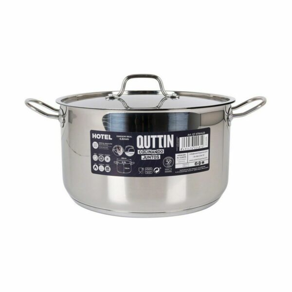Kochtopf mit Deckel Quttin Hotel Stahl ø 28 x 16 cm (2 Stück) – Bild 2