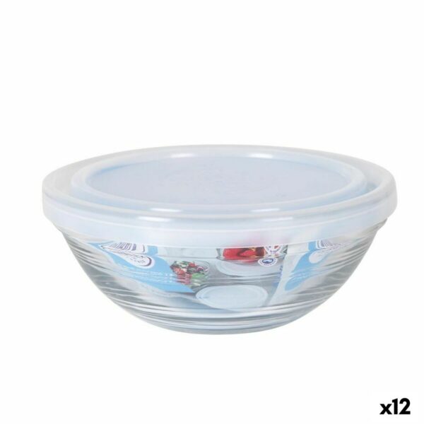 Runde Lunchbox mit Deckel Duralex FreshBox 310 ml (12 Stück)
